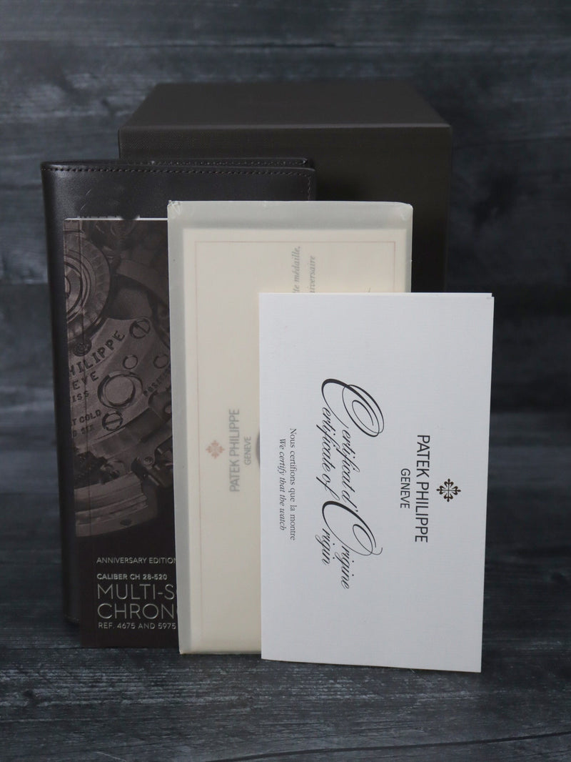 M41116: Patek Philippe 18k yellow gold 175th Anniversary Chronograph, 5975J-001, Full Set 2015 SEALED