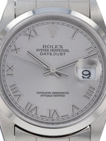 M41120: Rolex Datejust 36, Ref. 16200, Box and Papers 2002