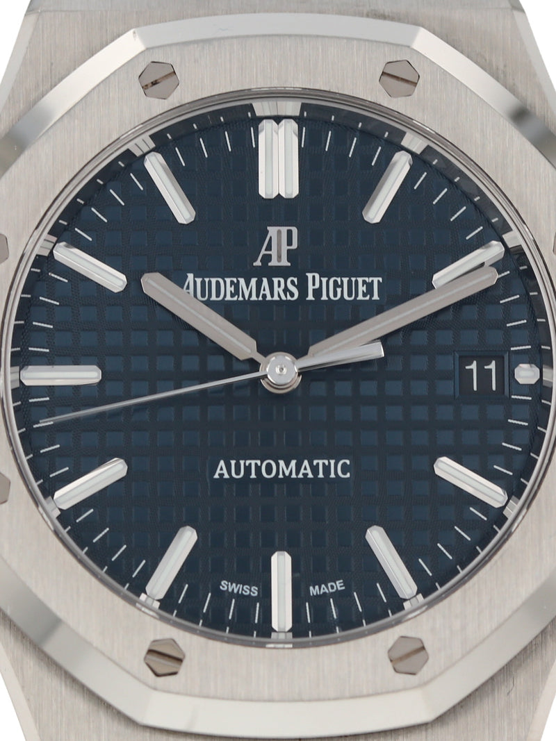 M41204: Audemars Piguet Royal Oak, Ref. 15450ST.OO.1256ST.03, Box and Card