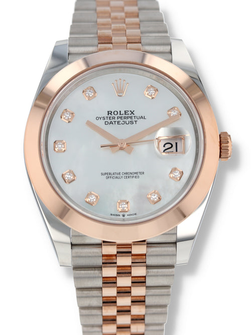 M41218: Rolex Datejust 41, Ref. 126301, Full Set 2021, LIKE NEW