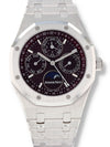 M41246: Audemars Piguet 18k White Gold Royal Oak Perpetual Calendar "Qatar", Ref, 26574BC, Box and Card LIKE NEW