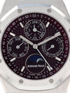 M41246: Audemars Piguet 18k White Gold Royal Oak Perpetual Calendar "Qatar", Ref, 26574BC, Box and Card LIKE NEW