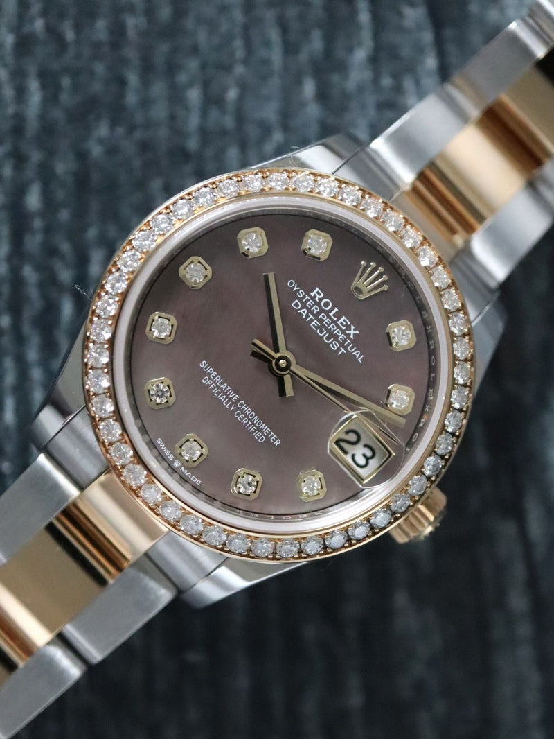 40912: Rolex Ladies Datejust 31, Ref. 278383RBR, 2024 Full Set