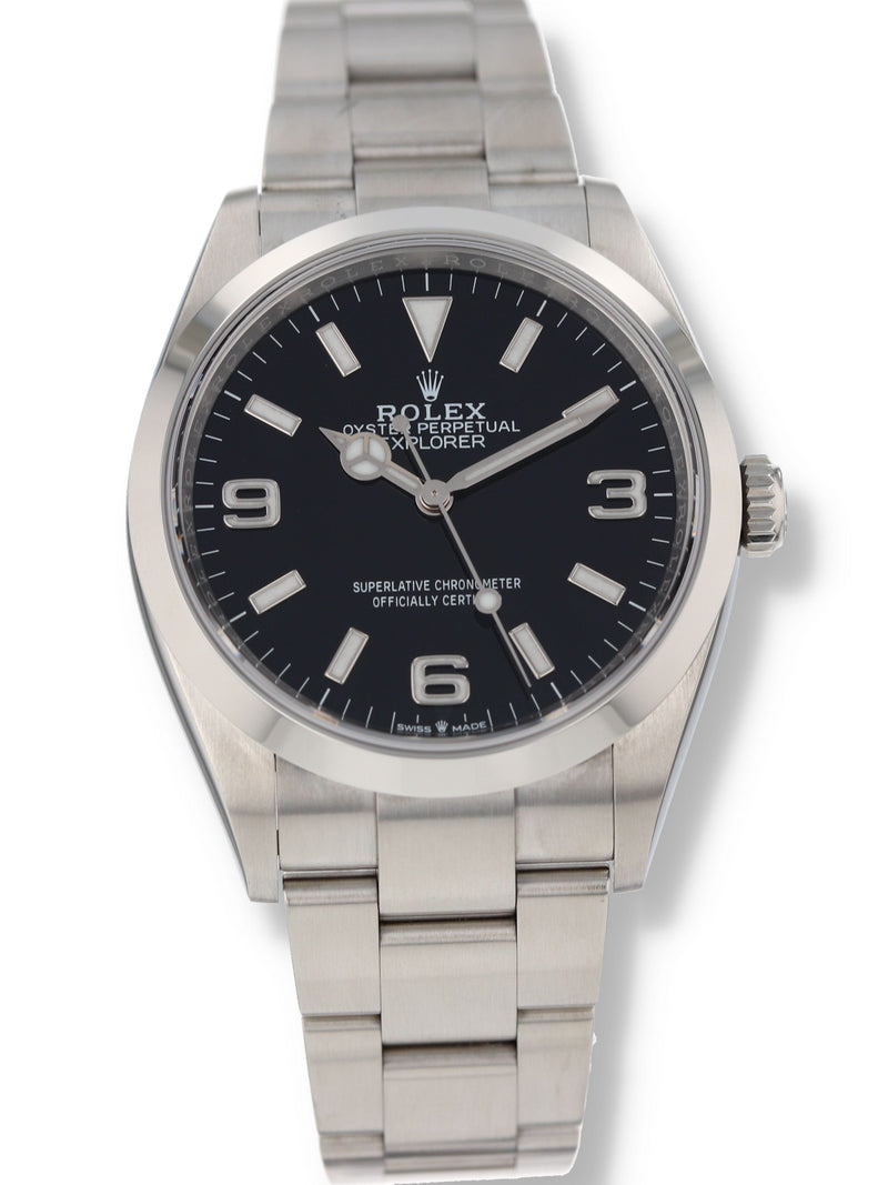 41030: Rolex Explorer 36, Ref. 124270, 2022 Full Set