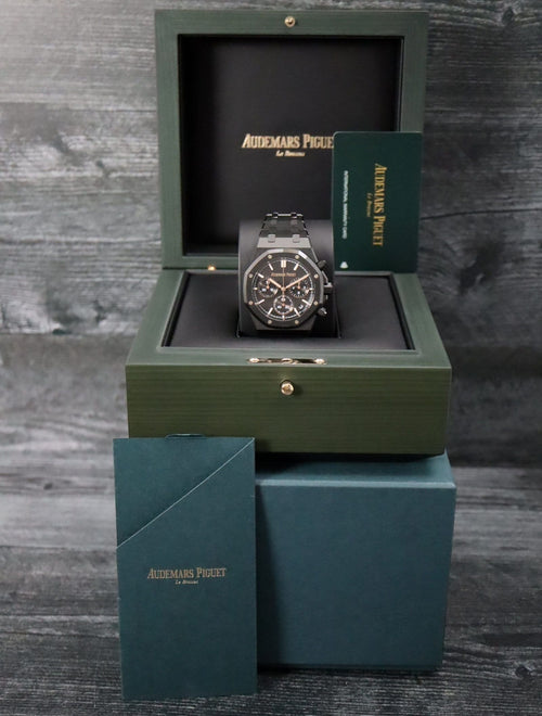 M41224: Audemars Piguet Royal Oak, Ceramic, Ref. 26240CE, Box and Card LIKE NEW