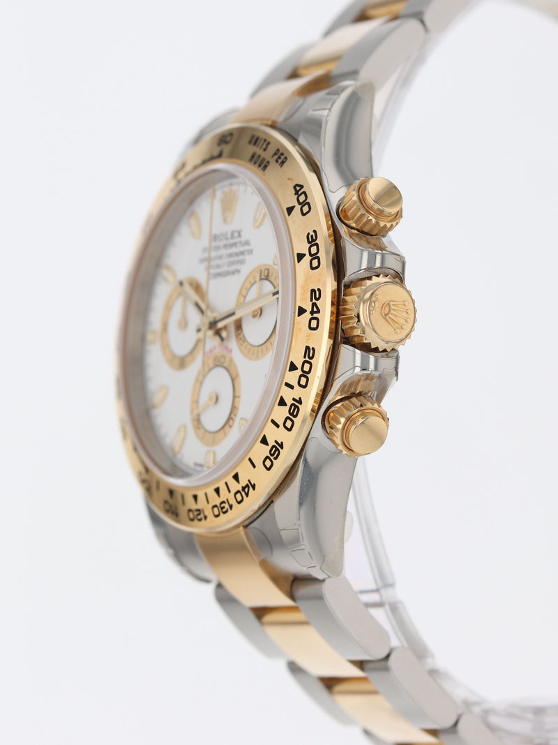 41152: Rolex Stainless Steel and 18k Yellow Gold Daytona, Ref. 116503, 2022 Full Set, NEW OLD STOCK