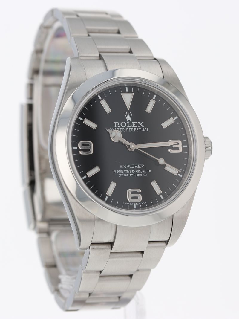 41109: Rolex Stainless Steel Explorer 39, Ref. 214270, 2012 Full Set