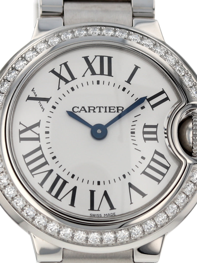 P50588: Cartier Ladies Ballon Bleu, Quartz, Size 28mm, W4BB0015 2023 Full Set