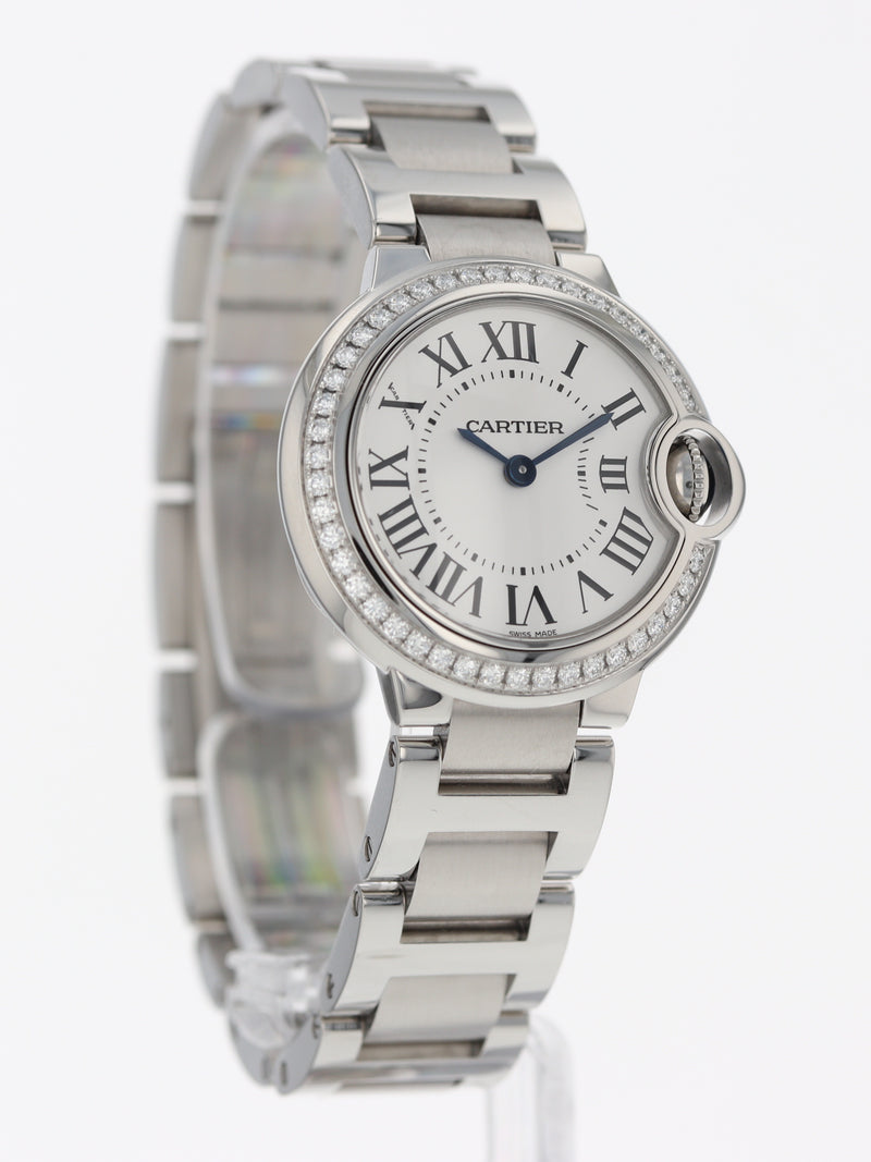 39870: Cartier Ladies Ballon Bleu, Quartz, Size 28mm, W4BB0015 2023 Full Set