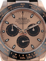 P5900: Rolex 18k Rose Gold Daytona, Ref. 116519LN, Box and 2021 Card