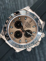 P5900: Rolex 18k Rose Gold Daytona, Ref. 116519LN, Box and 2021 Card