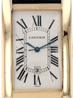 41094: Cartier 18k Tank Americaine Large, Ref. W2603156, Cartier Pouch