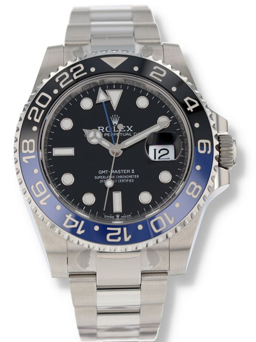 41093: Rolex GMT-Master II "Batman", Ref. 126710BLNR, 2025 Full Set, UNWORN