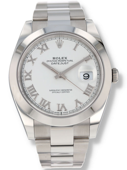 41217: Rolex Datejust 41, Ref. 126300, 2025 Full Set, UNWORN