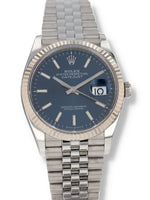 41050: Rolex Datejust 36, Ref. 126234, Full Set 2021 + 2025 CPO Card