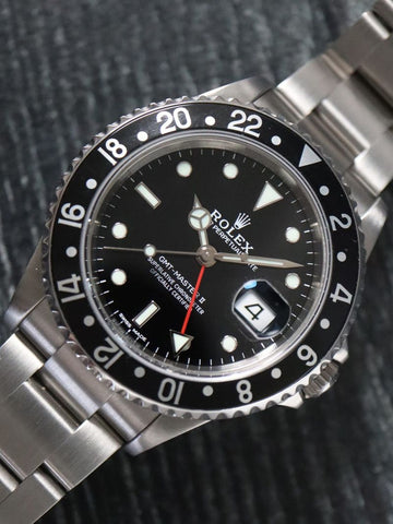 41775: Rolex GMT-Master II, Ref. 16710, Circa 1999. 2026 CPO Box