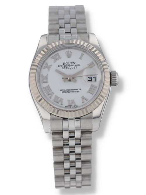 41203: Rolex Ladies Datejust 26mm, Ref. 179174, Rolex Box and 2015 Card