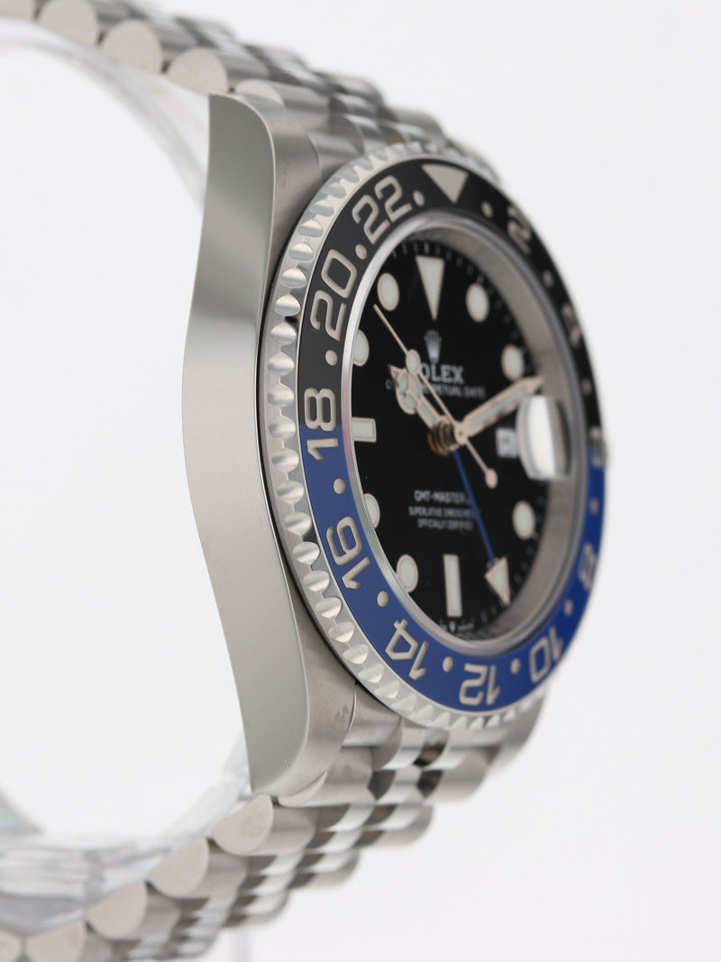 41153: Rolex GMT-Master II "Batgirl", Ref. 126710BLNR, 2022 Full Set NEW OLD STOCK