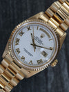 40143: Rolex 18k President, Ref. 18038, Circa 1988