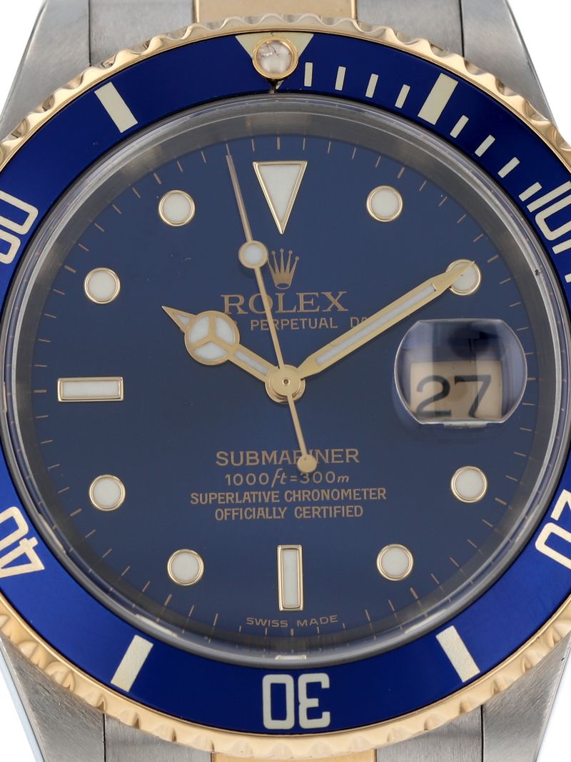 40133: Rolex Submariner 40, Ref. 16613, Box and Papers, Circa 2003