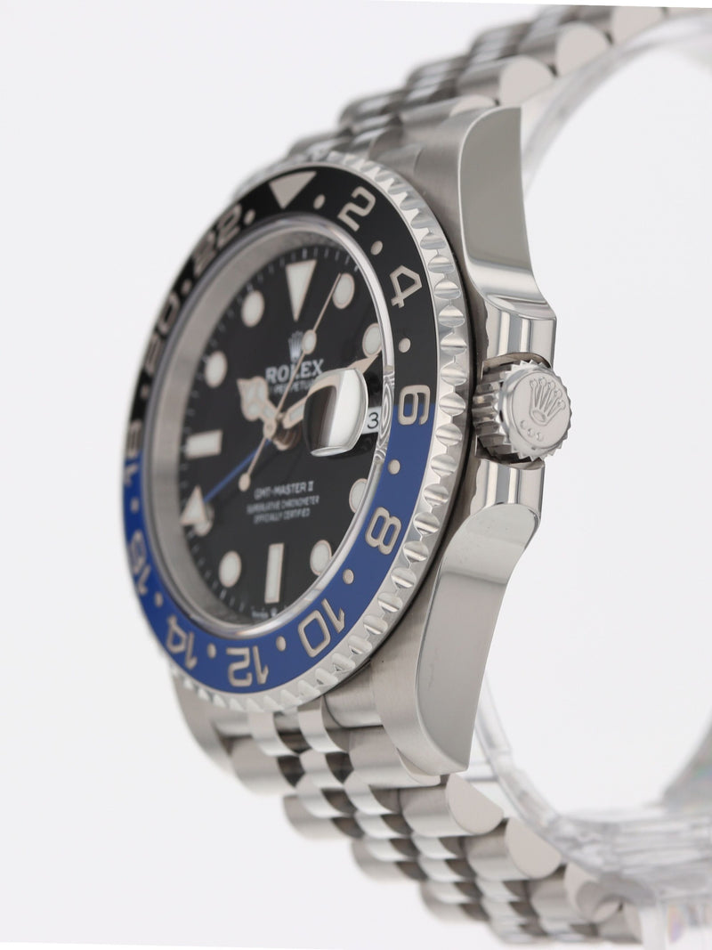 40869: Rolex GMT-Master II "Batgirl", Ref. 126710BLNR, Box and 2024 Card