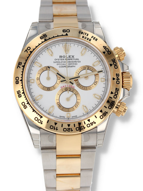 41152: Rolex Stainless Steel and 18k Yellow Gold Daytona, Ref. 116503, 2022 Full Set, NEW OLD STOCK