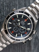 40896: Omega Seamaster Planet Ocean 600M, Ref. 2210.51.00, Box and 2007 Card