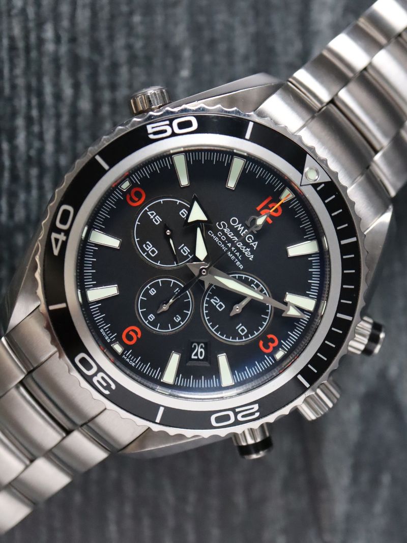 40896: Omega Seamaster Planet Ocean 600M, Ref. 2210.51.00, Box and 2007 Card