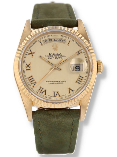 41102: Rolex 18k Yellow Gold Day-Date, Ref. 18238, Circa 1993