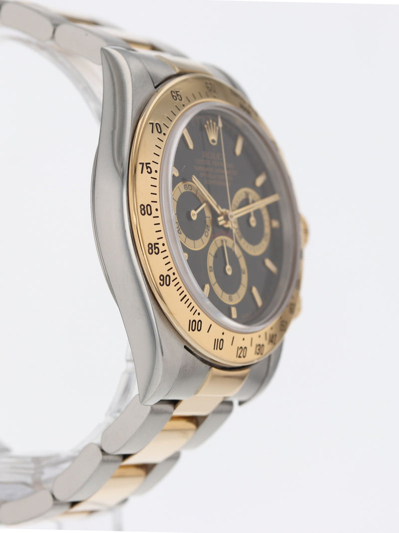 (RESERVED) 40916: Rolex Zenith Daytona, Ref. 16523, Circa 1995. Rolex Box