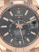 M41219: Rolex 18k Rose Gold Sky-Dweller, Ref 326235, 2021 Full Set, New Old Stock