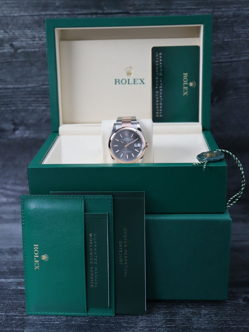 41185: Rolex Datejust 36, Ref. 126201, Box and 2025 Card