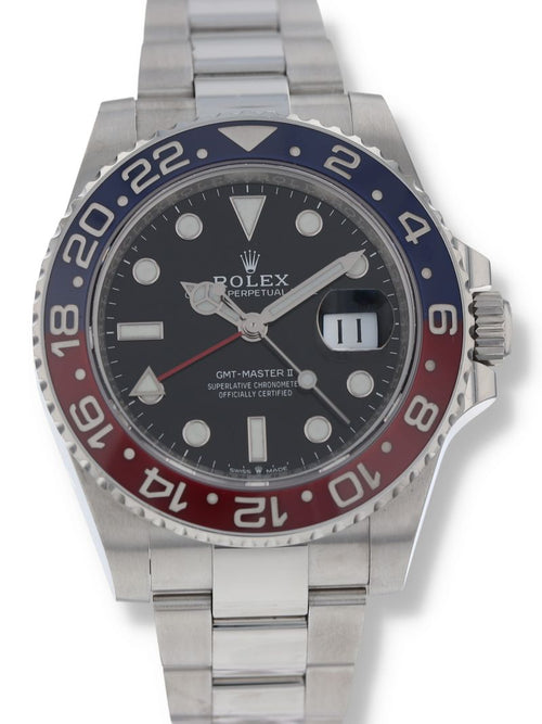41280: Rolex GMT-Master II "Pepsi", Ref. 126710BLRO, 2023 Full Set