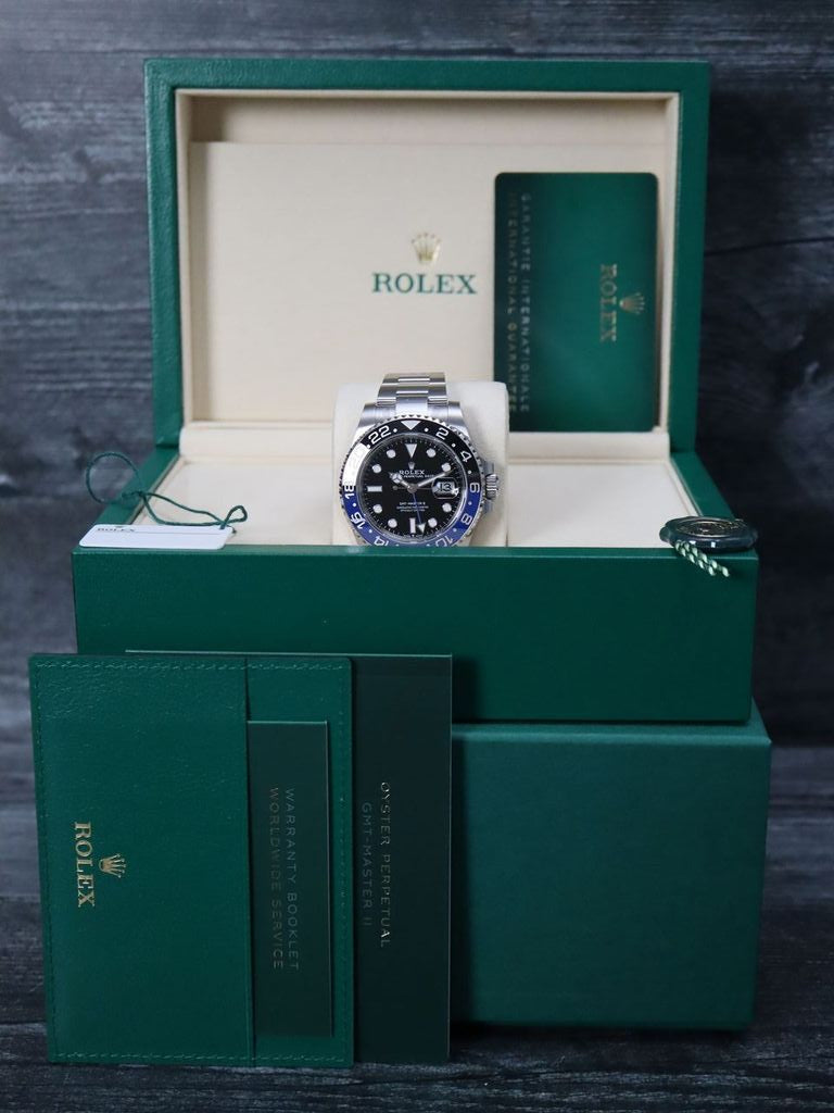 41093: Rolex GMT-Master II "Batman", Ref. 126710BLNR, 2025 Full Set, UNWORN