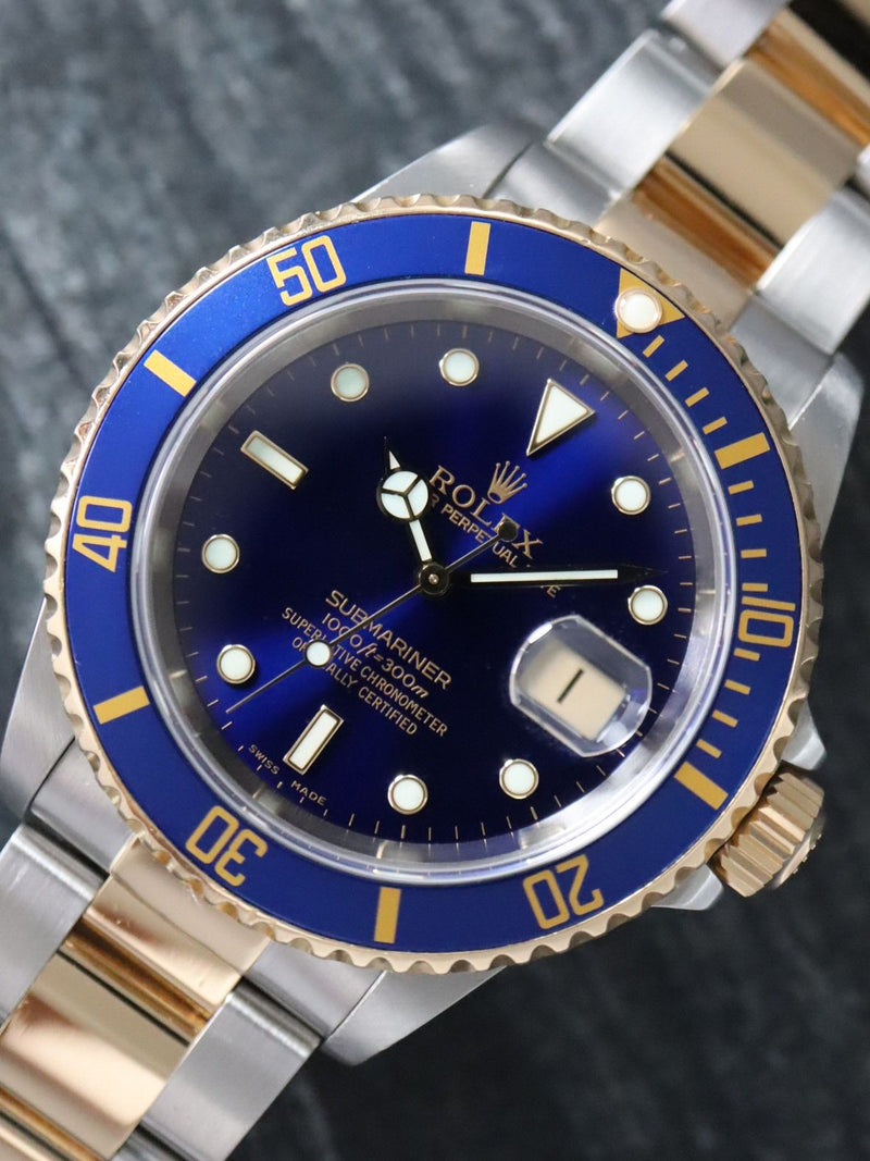 41118: Rolex Submariner 40, Ref. 16613, 2025 Rolex Service Card