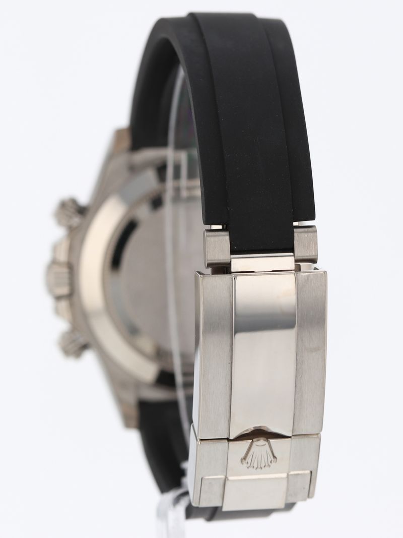 40882: Rolex 18k White Gold Daytona, "Ghost" Ref. 116519LN, Box and 2022 Card