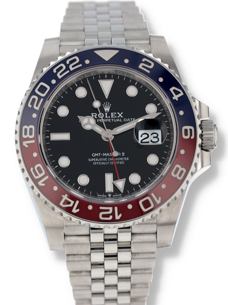 41133: Rolex GMT-Master II "Pepsi", Ref. 126710BLRO, 2024 Full Set