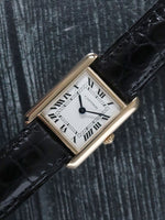 41128: Cartier 18k Small Tank Louis, Quartz, Ref. 86601