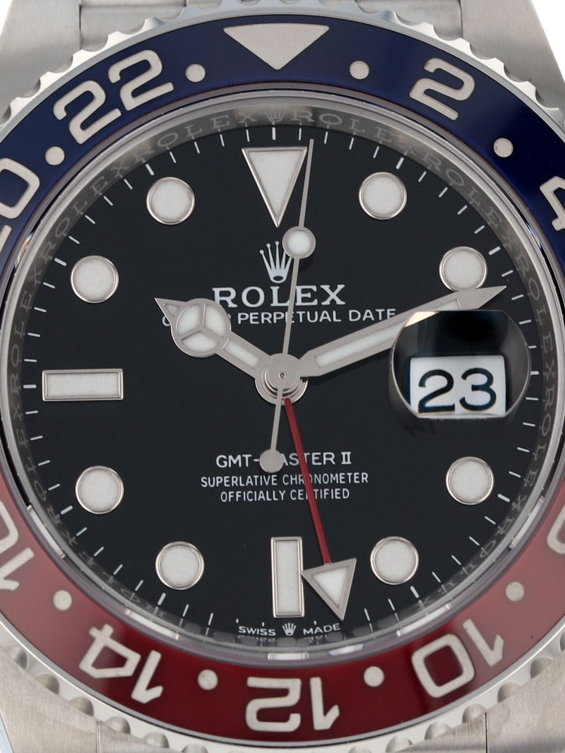 41133: Rolex GMT-Master II "Pepsi", Ref. 126710BLRO, 2024 Full Set