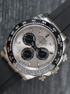 40882: Rolex 18k White Gold Daytona, "Ghost" Ref. 116519LN, Box and 2022 Card