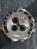 40882: Rolex 18k White Gold Daytona, "Ghost" Ref. 116519LN, Box and 2022 Card
