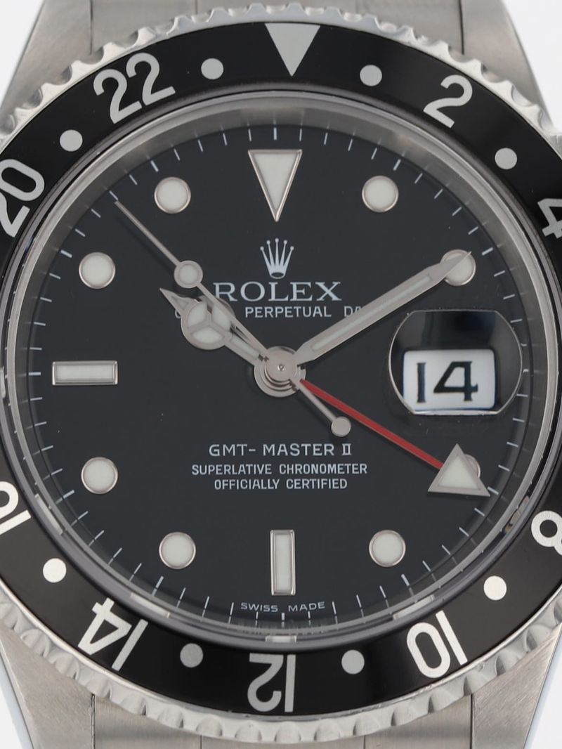 41776: Rolex GMT-Master II, Ref. 16710, Circa 2000. 2026 CPO Box and C ...