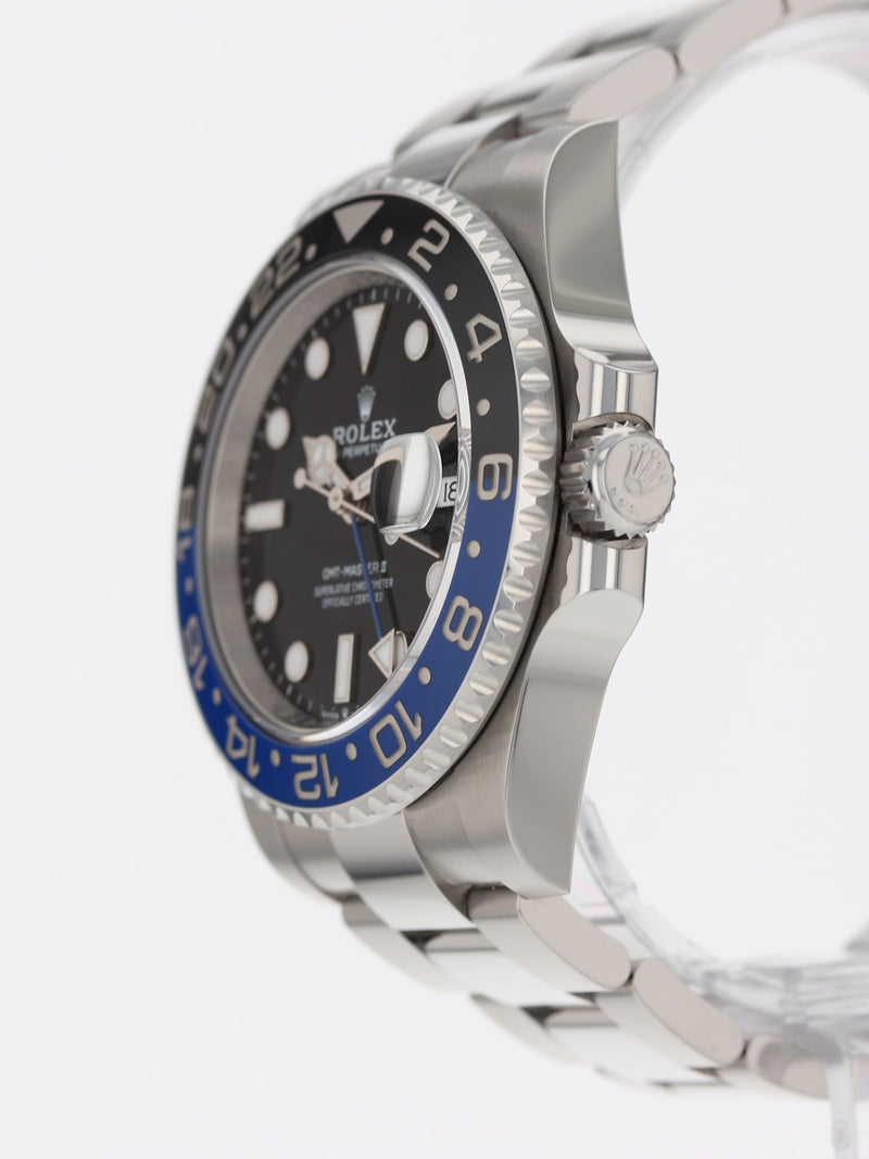(T) 40933: Rolex GMT-Master II "Batman", Ref. 126710BLNR, Box and 2024 Card