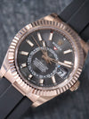 M41219: Rolex 18k Rose Gold Sky-Dweller, Ref 326235, 2021 Full Set, New Old Stock