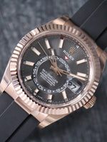 M41219: Rolex 18k Rose Gold Sky-Dweller, Ref 326235, 2021 Full Set, New Old Stock
