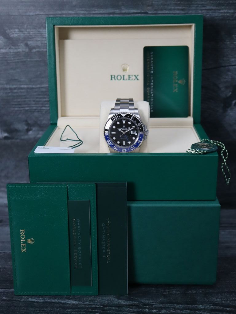 40964: Rolex GMT-Master II "Batman", Ref. 126710BLNR, 2025 Full Set UNWORN