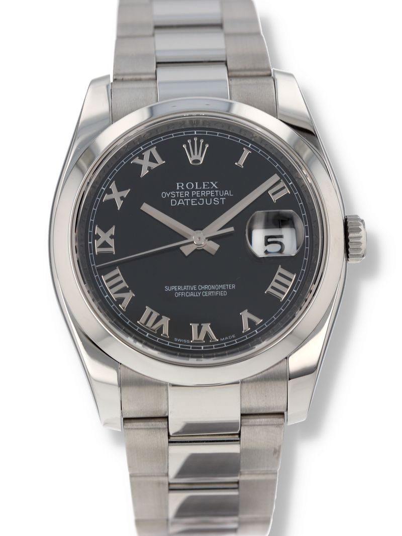 41061: Rolex Datejust 36, Ref. 116200, Box and 2007 Card