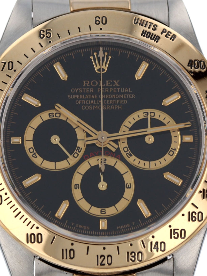 (RESERVED) 40916: Rolex Zenith Daytona, Ref. 16523, Circa 1995. Rolex Box