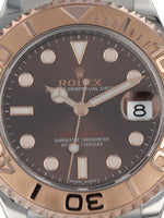 40929: Rolex Mid-Size Yacht-Master 37, Ref. 268621, Box and 2018 Card