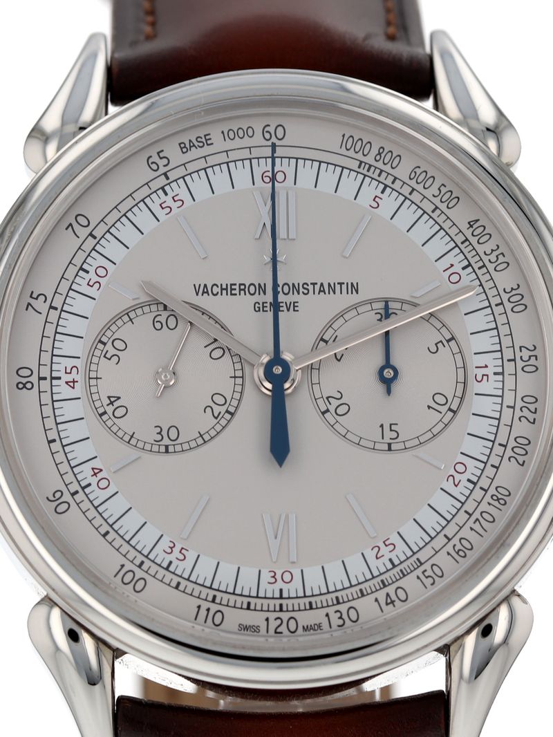 J40370: Vacheron Les Historiques 1955 Cornes de Vache, Ref. 5000H/000A-B582, 2024 Full Set LIKE NEW